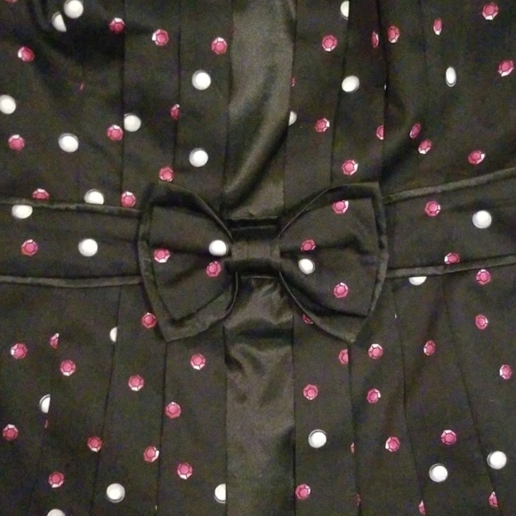 WHBM black, white and pink, corset top - Picture 2 of 7